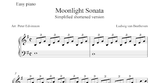Print and download 'moonlight sonata' from sonata quasi fantasia, op.27, no.2 by composer ludwig van beethoven. Pin On Piano Lessons For Adult Beginner