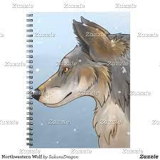 Northwestern Wolf Notebook Zazzle Com Ocean Wallpaper Northwestern Wolf