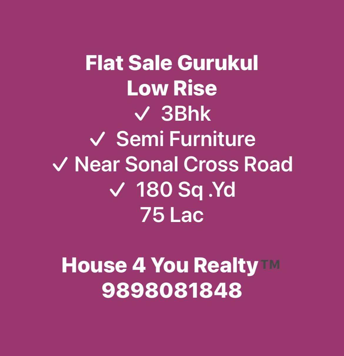 3Bhk Flat Sale product image