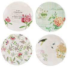 5% voucher applied at checkout. 4 Pcs Plastic Saucers Dessert Dishes Small Saucers 6 Round Plate Flower Contemporary Salad And Dessert Plates By Blancho Bedding Houzz