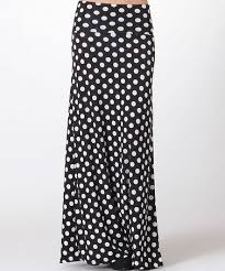 Black And White Polka Dot Maxi Skirt Black White Polka Dot Maxi Skirt Women Zulily Womens Maxi Skirts Maxi Skirt Cute Maxi Skirts