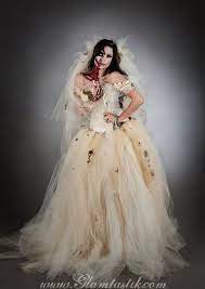 46 Crazy And Fun Zombie Wedding Ideas Dead Bride Costume Wedding Dress Costume Bride Costume