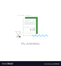 document with data chart financial planning