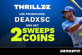 Thrillzz Promo Code DEADXSC: Get Get 2 Sweeps Coins Free for Sign Up for Padres vs Diamondbacks