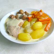 Blanquette De Dinde A L Ancienne Blanquette De Dinde Recette Blanquette De Dinde Blanquette