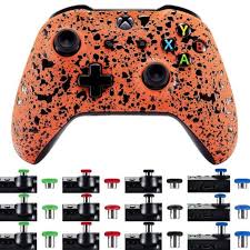 Custom Xbox One S Controller Orange Textured Splatter Shell Upgraded Analogs Great College Student Gift In 2020 Custom Xbox Xbox One S Custom Xbox One Controller