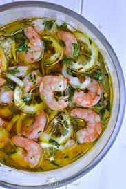 A spicy marinade of chili sauce, hot sauce, citrus vodka, horseradish, celery, garlic, sweet onion, and cajun seasoning, tossed with shrimp for a fantastic appetizer. Pickled Shrimp A Southern Soul
