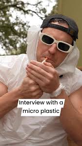 POV you interview a micro plastic 😤😤 #climatechange