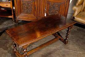 Oak, cherry and walnut coffee tables, from our large range of occasional furniture, all handmade in britain. Coffee Table With Barley Twist Legs At 1stdibs