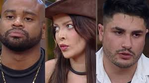 Alicia, André e Shay estão na nona Roça de A Fazenda 15