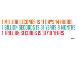A Million Billion Or Trillion Seconds R Mildlyinteresting