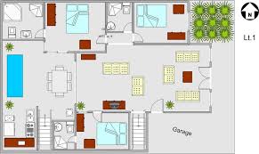 Desain rumah minimalis 3 kamar ini menggambarkan tiga kamar yang berhadapan dan ruang tamu diapit rumah minimalis 1 lantai 3 kamar tidur ini memiliki posisi yang simple, yakni 3 kamar yang sama dan 22. 20 Denah Rumah Minimalis 3 Kamar Tidur Rumahku Unik