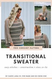 Trans-Seasonal Crochet Top Using Basic Skills