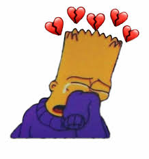 Children, blue, sad, rain, cartoon, red, one person, full length. Bart Simpson Heartbroken Wallpapers Top Free Bart Simpson Heartbroken Backgrounds Wallpaperaccess