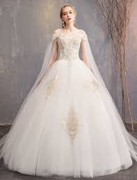 Prinzessin spitze brautkleid ballkleid hochzeitskleid kurzarm. Hochzeitskleid 2021 Tulle Schulterfrei Kurzarm Spitze Applique Princess Brautkleid Milanoo Com