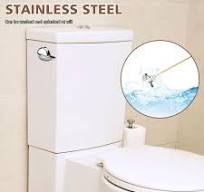 Amazon.com: BangBoom Manija de inodoro de montaje frontal, palanca de  inodoro de metal, mango universal para inodoro, manijas modernas para  descargar, ...