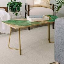 The geode table can have a base and top made from glass so as not to interfere with the color scheme in a house. Geode Agate Coffee Table Wayfair