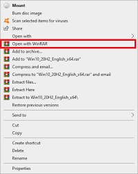 · select files and directories you want to extract from iso file. How To Open An Iso File Using Winrar Gear Up Windows 11 10
