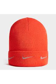 Nike Repeat Swoosh Cuffed Beanie Red Beanie Beanie Hats Red Nike
