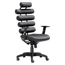 Zuo Unico Black Office Chair 205050 The Home Depot In 2020 Modern Office Chair Black Office Chair Office Chair