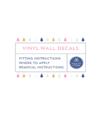 Vinyl cut lettering decals installation guide. Fillable Online Wall Decal Application Instructions Cherry Walls Fax Email Print Pdffiller
