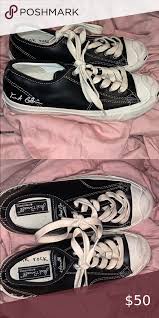 Though the unfortunate circumstances behind his death in 1994, nirvana's kurt cobain remained as one of the. Kurt Cobain Converse Jack Purcell Off 77 Www Gclxpress Com