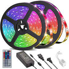 Led christmas yard inflatables are a fun and inexpensive way to decorate for any holiday. Buy Daufri Led Strip Lights 32 8ft Waterproof 5050 Rgb Color Changing Led Lights For Bedroom Kitchen Party Home Decoration With 44 Keys Ir Remote Controller And 12v Power Supply Online In Turkey B07sq1m346