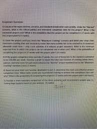 State of the art, the highest level of development, as of a device, technique, or scientific field. Project Management Crashing Activity Cutting Edge Chegg Com