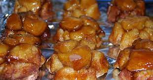 Combine the sugar and the cinnamon in a bowl and roll each of the biscuit pieces in the cinnamon sugar mixture until well coated. Two Plus Jilly Mini Monkey Bread Grand Biscuit Recipes Mini Monkey Bread Breakfast Dishes