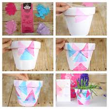 Et je précise que s'il y a des pots en plastique coloré à prix raisonnable en magasin, c'est une mauvaise idée à montpellier! 1001 Activites De Printemps Pour Realiser Une Deco De Pot De Fleur Originale