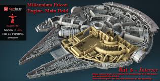 Millennium Falcon Interior 3d Printable Parts Kit 3 Main Hold Lounge Seat Technical Station Millennium Falcon 3d Models For Printing Lounge Seating