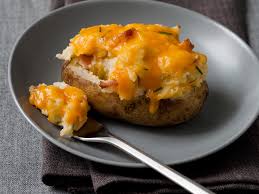 Overstuffed Twice Baked Potatoes Recipe Recipe Twice Baked Potatoes Baked Potato Recipes Emeril Lagasse Recipes