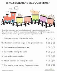 Question Or Statement Worksheet Education Com This Or That Questions Punctuation Worksheets Reading Comprehension Worksheets