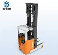 Industrial Warehouse 2 Tons Seated Type Electric Reach Truck ...