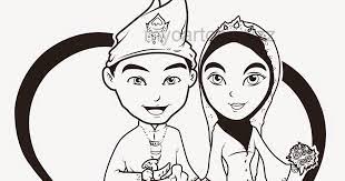 Unduh 98 gambar animasi pernikahan hitam putih hd free downloads. 99 Gambar Pernikahan Kartun Hitam Putih Gratis Cikimm Com