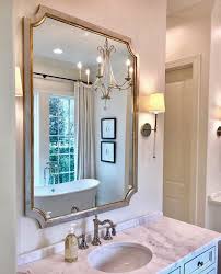 Even if your mirror is mounted on the wall, the. Tulip Silver And Gold Wall Mirror Gold Mirror Wall Bathroom Mirror Frame Bathroom Design Luxury