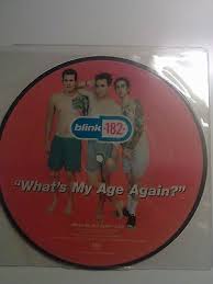 It's about acting like an adult. Popsike Com Blink 182 What S My Age Again 7 Vinyl Picture Disc Auction Details