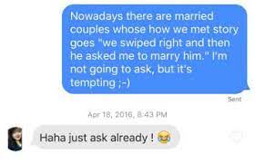 Mashable asked some successful online daters which icebreakers never fail to impress prospective partners. 7 Tinder Icebreakers That Actually Work