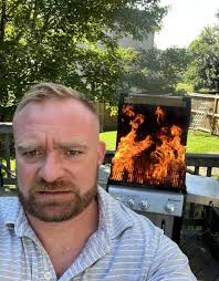 Dave realizing he was not the Master Chef he thought he was.