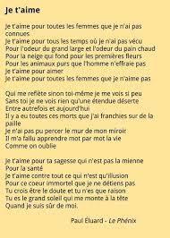 Eluard Paul Poeme Je T Aime Poeme Et Citation Eluard
