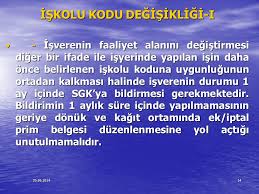 isyeri acilisi isyerinin devri nakli intikali iskolu kodunun belirlenmesi iskolu koduna itiraz murat ozdamar ppt indir