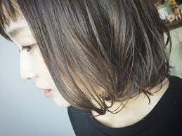 可愛いナナメ前髪 いつまでも可愛らしいお客様 サロンドショコラhair 長野市 美容室 担当タカハシ 可愛い ななめ前髪 ボブ オシャレボブ インナーカラー 艶髪 艶髪 ボブ ヘアサロン