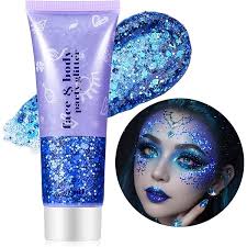 Stargazer Starlight Glitter Shaker, Rocket Silver. Cosmetic glitter powder  for use