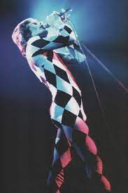 Queen - Freddie Mercury The Harlequin - Half Size Magazine Advert | eBay