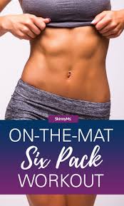 On The Mat Six Pack Workout Six Pack Abs Workout Abs Workout For Women Abs Workout
