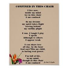 confined in this chair poem poster zazzle com in 2021 custom posters custom framing poems