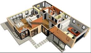 Modern House Map Design Floorplanner Software