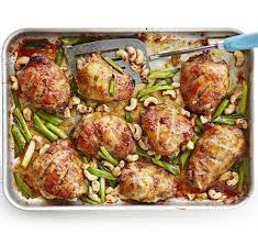 Sticky Chinese Chicken Traybake Recipe Bbc Good Food Recipes Tray Bake Recipes Recipes