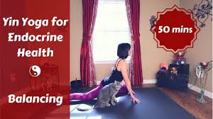 Yin Yoga For Endocrine Health Balancing Your Hormones 50 Mins Yin Yoga Poses Yin Yoga Yoga Detox