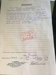 0 ratings0% found this document useful (0 votes). Affidavit From Former Zimbabwe The Botswana Gazette Facebook